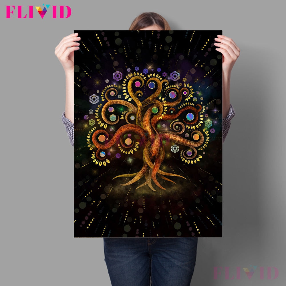 Tree Of Life Yggdrasil Canvas Posters