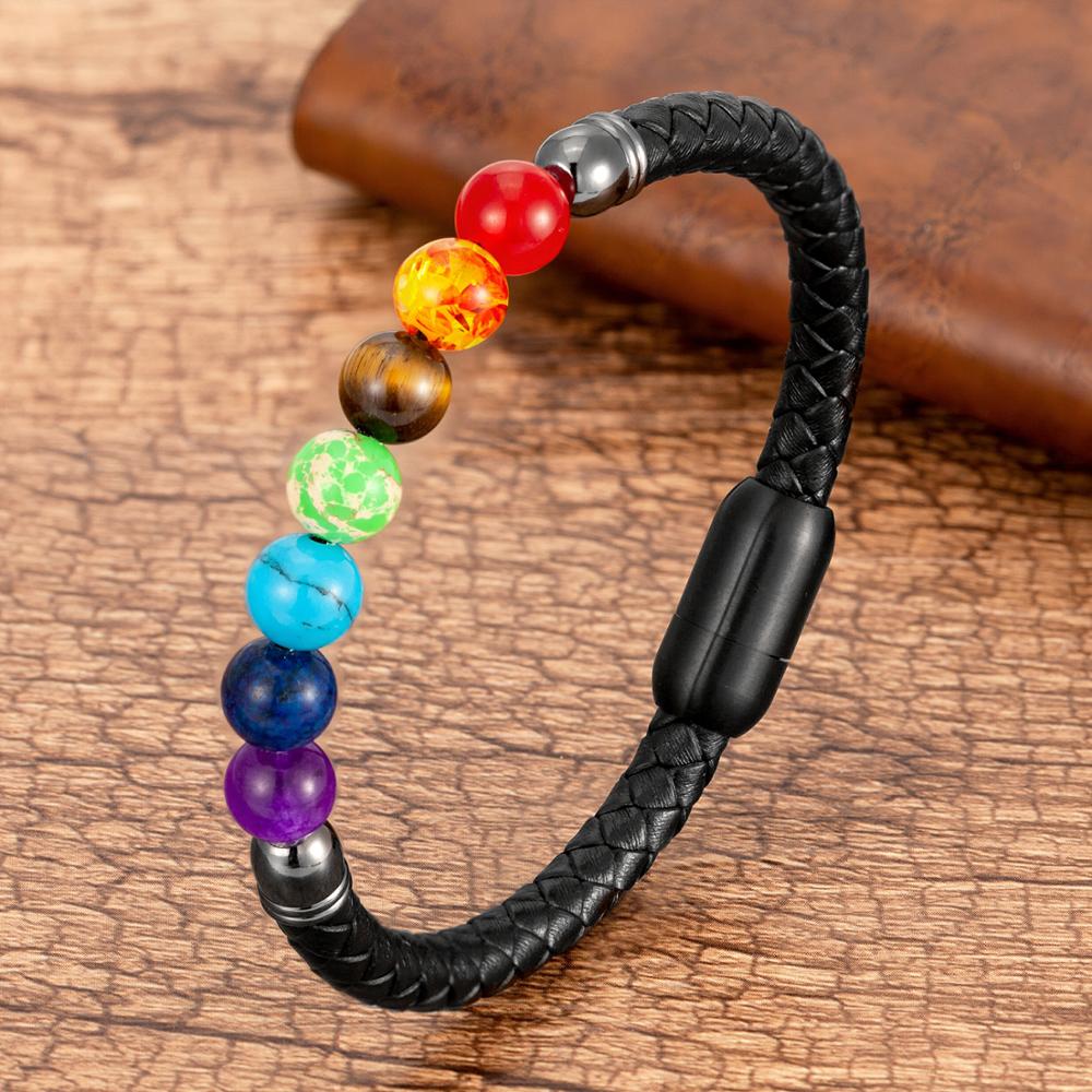 Handcrafted Chakra Bead Spiritual Bracelet
