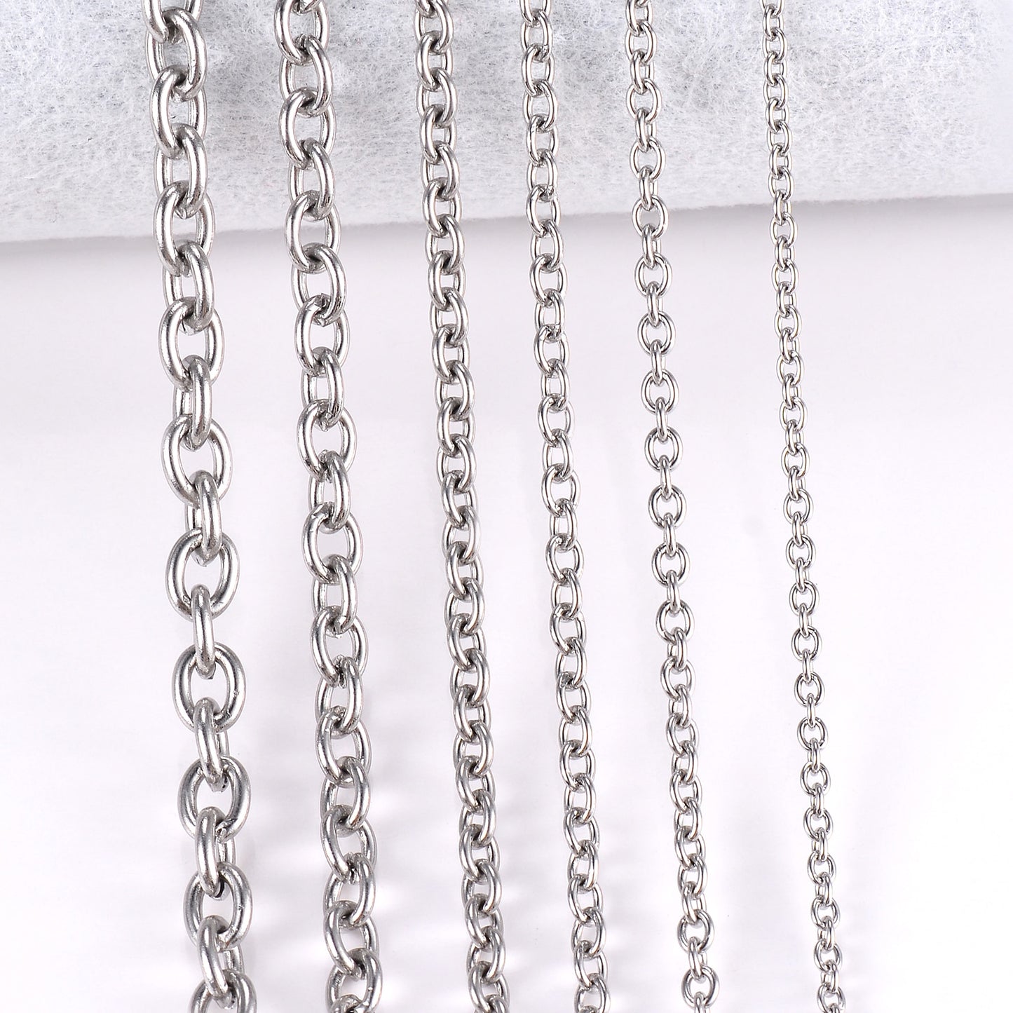 Stainless Steel Chain Necklace For Charms 1.5mm-3mm