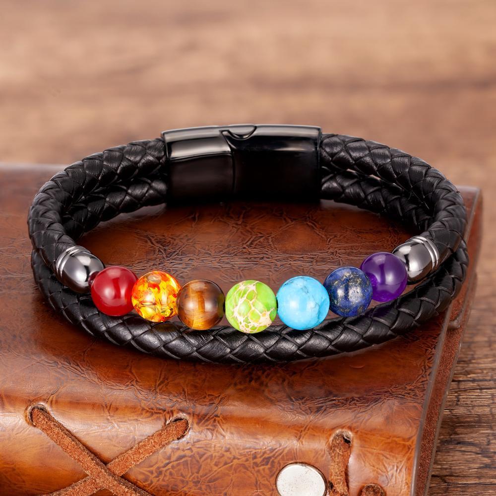 Handcrafted Chakra Bead Spiritual Bracelet