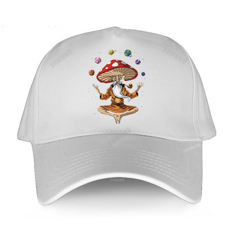 Psychedelic Fungi Meditating Chakra Adjustable Hat